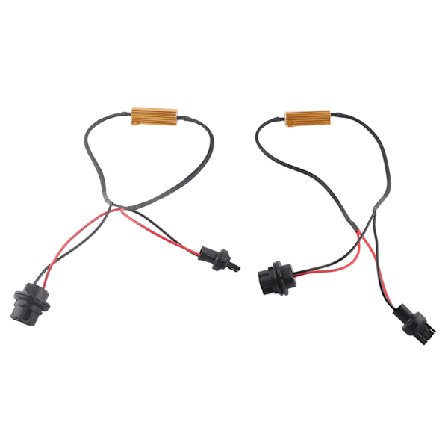 7440 T20 50W8RJ Hyper Flash Fix Fel-fri Kabeladaptrar för LED Blinkljus