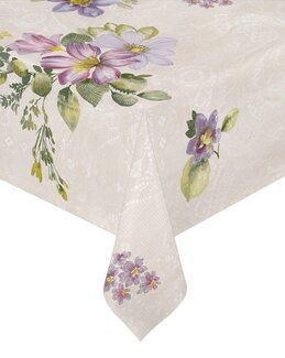 Voksduk bukett metervare Lilla