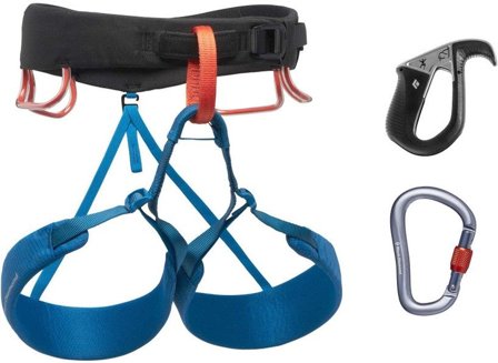 Black Diamond Momentum Harness Pilot Package kiipeilyvarustesetti, miesten valjaat