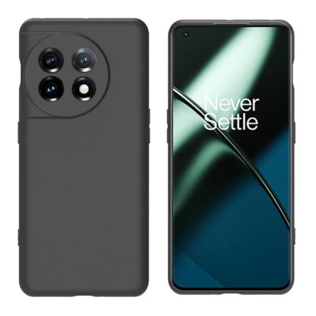 SKALO OnePlus 11 5G Mattsvart Ultratunn TPU-Skal Svart