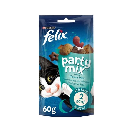 Purina Felix Party Mix Ocean Mix Salmone/Merluzzo/Trota Snack