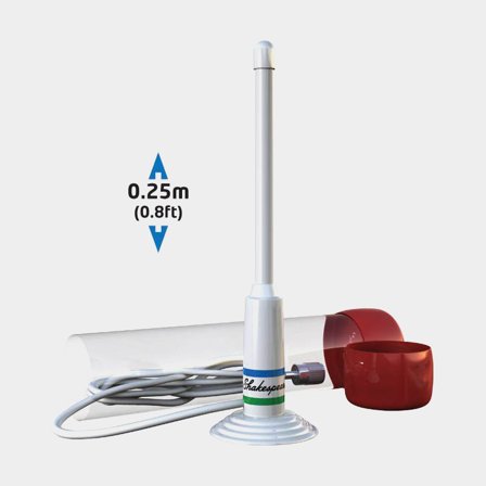 Antena de emergencia para VHF Shakespeare Classic 5911, 50 cm
