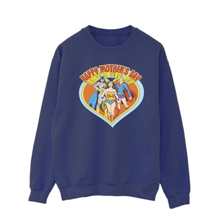 DC Comics Herr Wonder Woman Mors Dag Sweatshirt M Marinblå