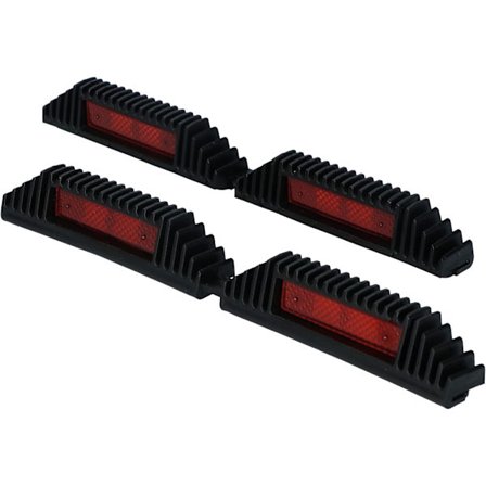 Dør beskyttelse 220mm sort dobbelt