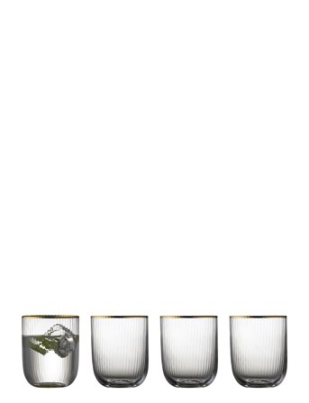 Tumbler Palermo Gold 35Cl 4Stk Lyngby Glas
