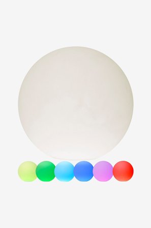 Star Trading - TWILIGHT RUND belysning - stor - Vit - Uppladdningsbara lampor - Från Homeroom