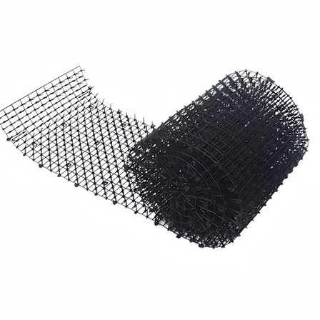 Anti-katte rulle, katteafvisende måtte, kattesikkert net, anti-kæledyrs balkon tagisolering net 200CM*30CM (sort)
