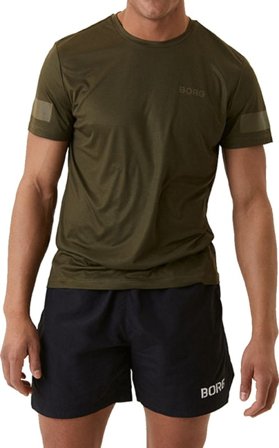 Björn Borg Men's Borg Training T-Shirt Men Short sleeved fitness sweater Green