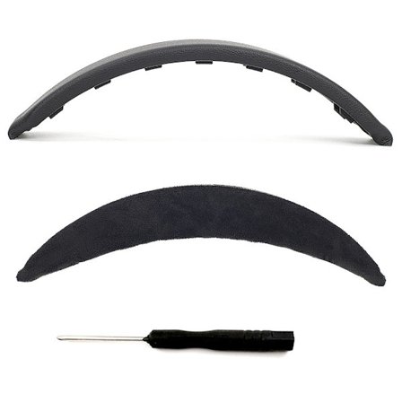 Udskiftningshovedbøjle pude kompatibel med Bose QC35/QC35II/QC45/QC SE hovedtelefoner med skruetrækker