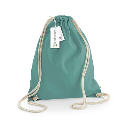 Westford Mill EarthAware Organic Gymsac One Size Sage Green