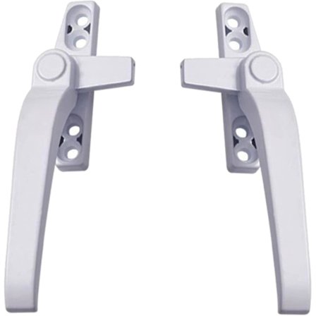 Vindushåndtak lås erstatning (hvit) (2stk)