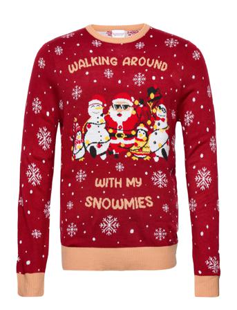 Snowmies Svetari Collegepaita Punainen Christmas Sweats