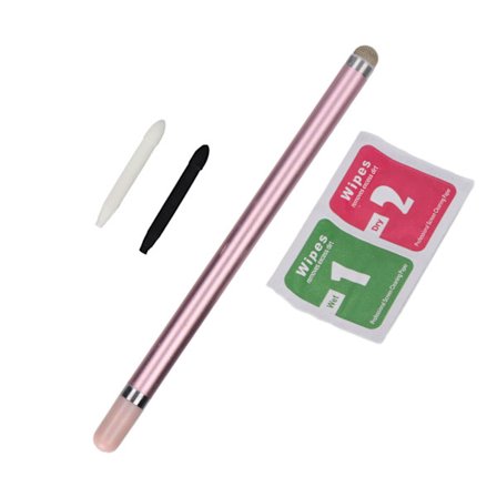 Stylus Penna Mjuk Tyst Fiber Spets Exakt Mjuk Slitstark Färgglad Pekskärmspenna för Telefon Surfplatta Rosa