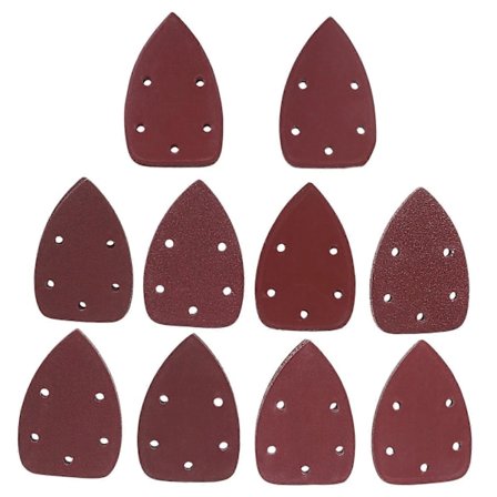 50 stycken Musdetaljslipmaskin Sandpapper Slippapper Kardborreband Assorterade 40/ 60/ 80/ 100/ 120/ 180/ 240/ 320/ 400/ 800 Korn