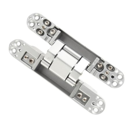 Säädettävät oven saranat 180 asteen avautumiskulmalla, 3D-taitto-oven sarana kuusiokoloavaimella ja ruuveilla puuovelle 40kg Hopea