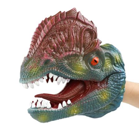 Dinosauriehanddockor, Realistisk Mjuk Gummidinosaurie Style 5