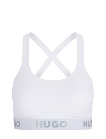 Bralette Padded Sporty Logo White HUGO