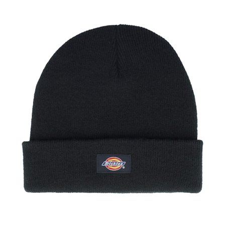 Dickies - Noir cuff Bonnet - Gibsland Black Cuff @ Hatstore