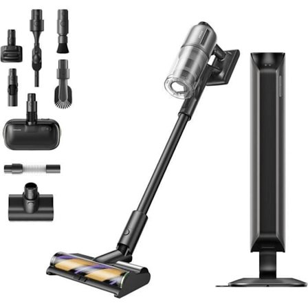 Dreame Z40 Station Støvsuger Stang uden Ledning med Automatisk Tømning, Støv Opsamling Rengøring i 160 Minutter