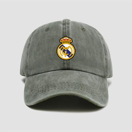 NY Real Madrid Champions League klubbsportträningshatt baseballkeps för män och kvinnor liten fräsch mjuk keps Army green