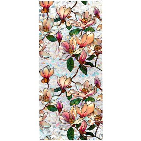 Ikkunakalvo 43x100 cm Kuviollinen Ikkunakalvo PVC Aurinkosuoja Yksityisyyskalvo Lasimaalaus Ikkunatarra Lasimaalaus Sateenkaariefekti Sisustus