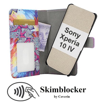 Skimblocker Magnet Designwallet Sony Xperia 10 IV 5G