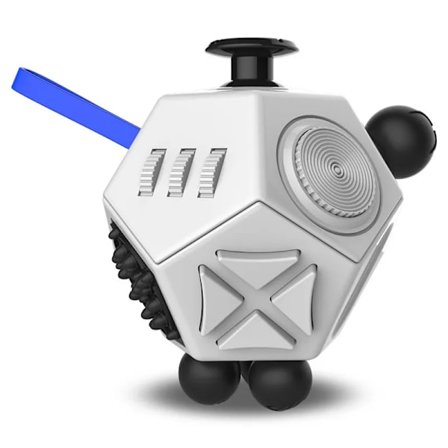 Fidget Cube EDC Stressin Lievitykseen Ahdistus Antistress Sensorinen Fidgeting Noppalelu Lapsille Aikuisille Autismi ADHD Keskittyminen 12 Sivua