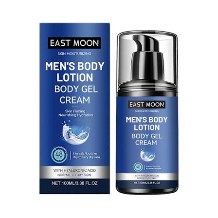 Bodylotion for menn, fuktighetsgivende, nærende, oppfriskende hudpleie, fuktighetsgivende, hudforyngende, anti-uttørkende, aromaterapi, 