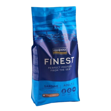 Fish4Dogs - Adult finest sardin små biter 6kg - Hund - Hundefôr & hundemat - Tørrfôr for hund - ZOO.no