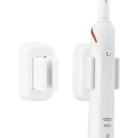 2 kpl Hammasharjateline Seinään Asennettava Kylpyhuoneeseen, Itsekiinnittyvä Sähköhammasharjan Järjestäjä Suihkuun, Mini Hammasharjan Ripustin 