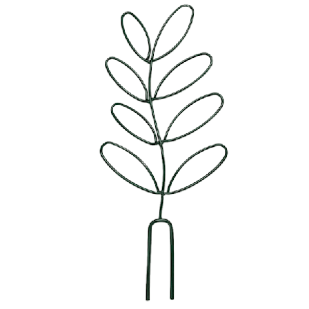 Lille espalier til potteplanter, smedejern, bladform, haveespalier til indendørs og udendørs brug, dekorativ klatreplante støtte, espalier til 