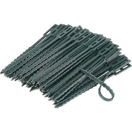 13,5 cm justerbare plantebånd, 200 stk. fleksible plantetrådbånd, plastik havebånd til plantestøtte