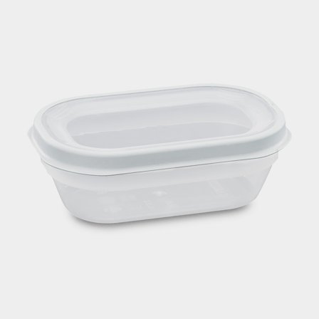 Matlåda Nordiska Plast Cook It, transparent/vit, 300 ml