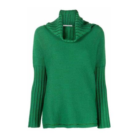 Ermanno Scervino, Turtlenecks Groen, Dames, Maat:M