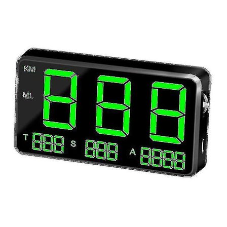 Bil GPS Speedometer Head Up Display Fartsovertredelse Mph/km/t Varselalarm, Påminnelse om fartsovertredelse i bil