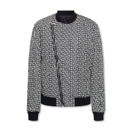 Balmain, Bomber jacket Zwart, Heren, Maat:L