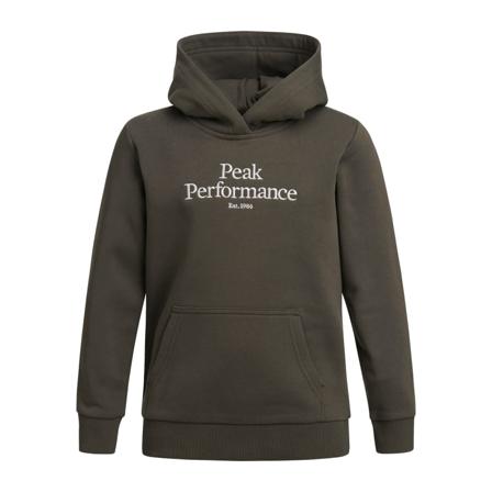 Peak Performance Junior Original Hood (Spring 2021) Children long-sleeved sweaters Green 130