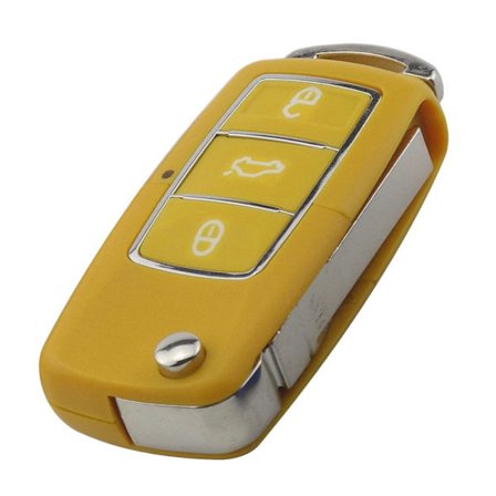 Fjärrnyckelskal Case GUL