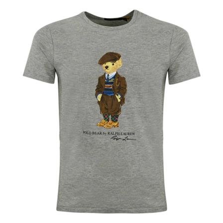 Polo Ralph Lauren, T-Shirts Szary, Mężczyzna, Rozmiar: L