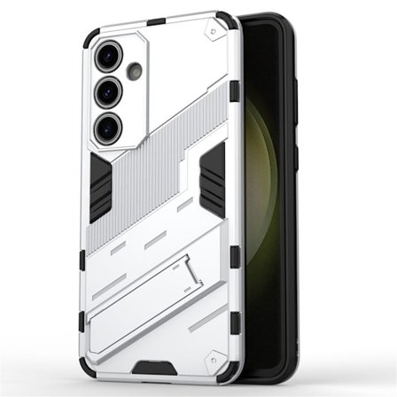 Samsung Galaxy S24 FE hybrid skal - Vit