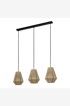 EGLO - Riippuvalaisin Alderney - Musta - Riippuvalaisimet - - Homeroom