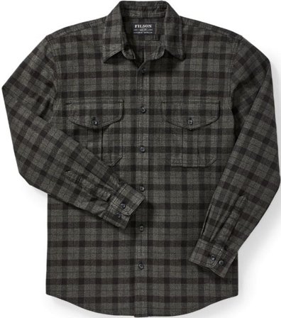 Filson Alaskan Guide Shirt flanellipaita, musta/harmaa