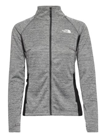 W Ao Midlyr Fz Sweatshirts & Hoodies Fleeces & Midlayers Grå The North Face