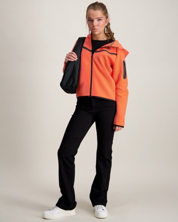 Nike G NSW TCH FLC HD FZ LS - PD Orange Sweats à capuche Fille - Kids Brand Store