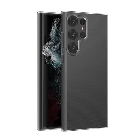 Ultra Clear 0.5mm fodral Samsung Galaxy S23 Ultra tunt skydd transparent