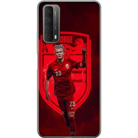 Kompatibelt Mobildeksel til Huawei P smart 2021 Erling Haaland Manchester City Norge fotball målmaskin angriper sterk fysikk fart og kliniske avslutni