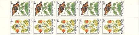 Norge 1993 - AFA 1115Cv-1116Ch - Frimærkehæfte - Postfrisk