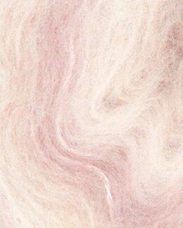 Garn Poppis 50g Rosa/weiß - Gjestal Garn