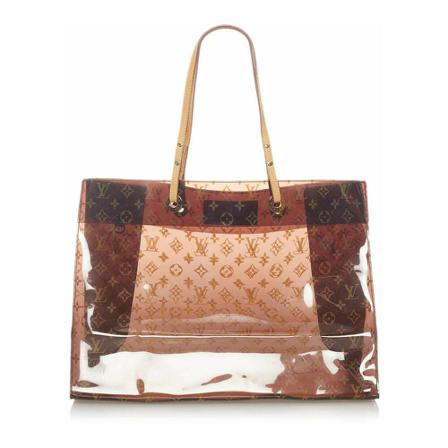Louis Vuitton Vintage, Tote Bags Bruin, Dames, Maat:ONE Size