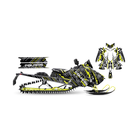 Dekalkit SweTown Liner Lime - Polaris Axys 600 Indy Voyageur 144 2017-2017